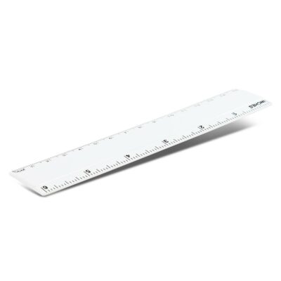 15cm Mini Ruler-White
