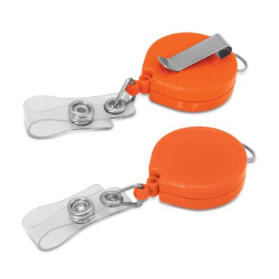 Alta Retractable ID Holder-Orange
