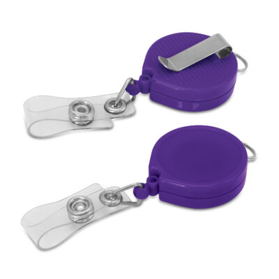 Alta Retractable ID Holder-Purple