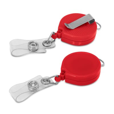 Alta Retractable ID Holder-Red