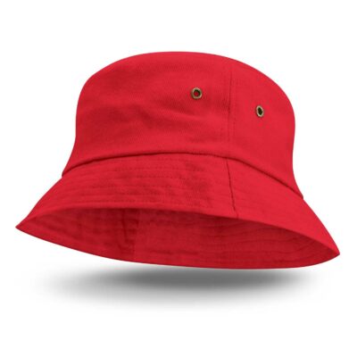 Bondi Bucket Hat-Red