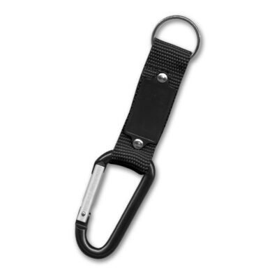 Carabiner Key Ring-Black