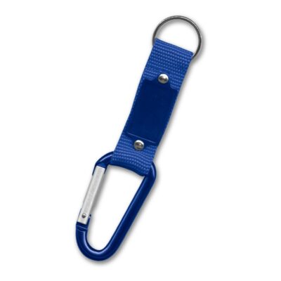 Carabiner Key Ring-Blue