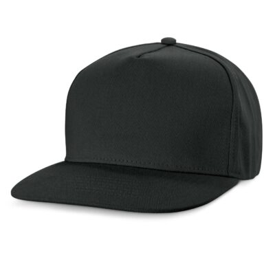 Chrysler Flat Peak Cap-Black