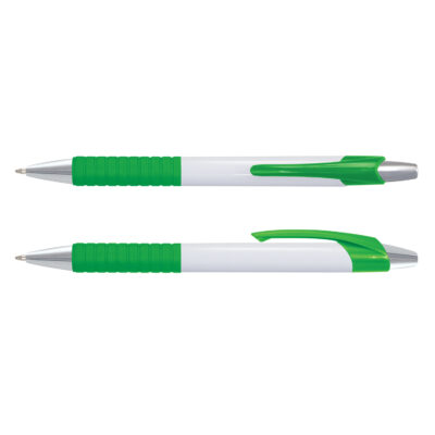 Cleo Pen - White Barrel-Bright Green