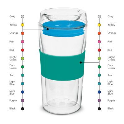 Divino Double Wall Glass Cup- Mix and Match
