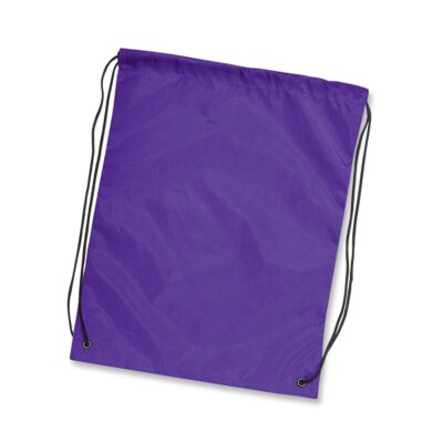 Drawstring Backpack-Purple