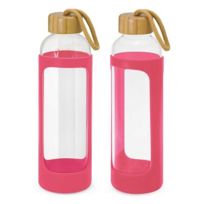 Eden Glass Bottle - Silicone Sleeve-Pink