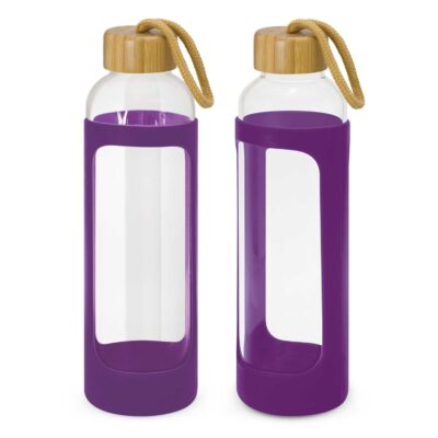 Eden Glass Bottle - Silicone Sleeve-Purple
