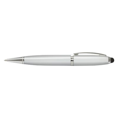 Exocet 4GB Flash Drive Ball Pen-White
