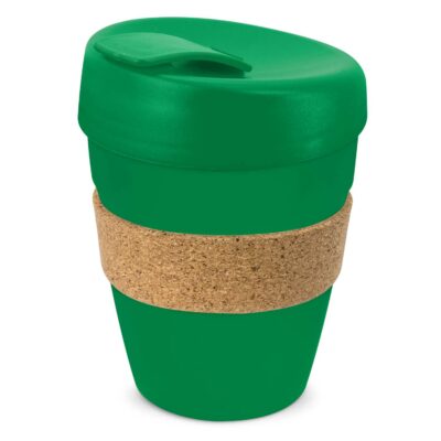 Express Cup Deluxe - Cork Band-Dark Green
