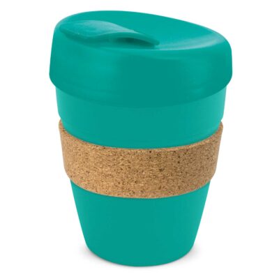 Express Cup Deluxe - Cork Band-Teal