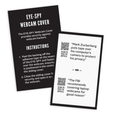 Eye-Spy Webcam Cover-Insert Card