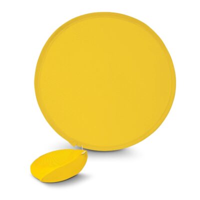 Fan with Pouch-Yellow