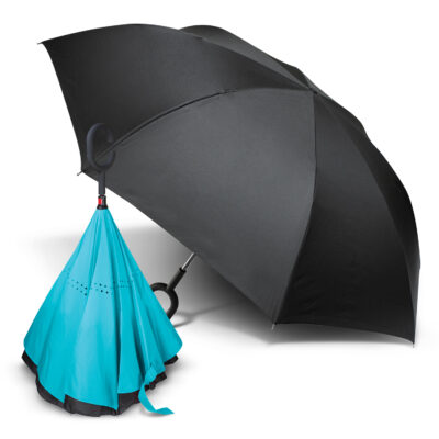 Gemini Inverted Umbrella-Light Blue