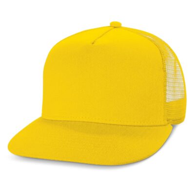 Impala Flat Peak Mesh Cap-Yellow
