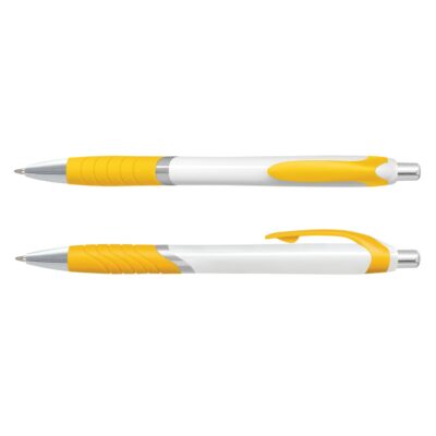 Jet Pen - White Barrel-Yellow