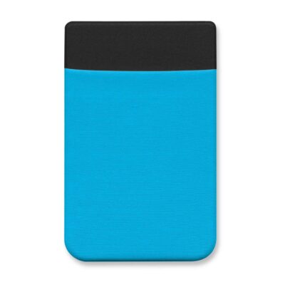 Lycra Phone Wallet - Full Colour-Light Blue