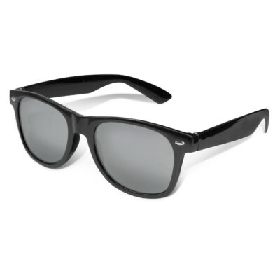 Malibu Premium Sunglasses - Mirror Lens-Black Silver