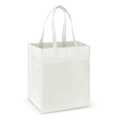 Mega Shopper Tote Bag-White