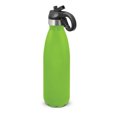 Mirage Powder Coated Vacuum Bottle - Flip Lid-Bright Green