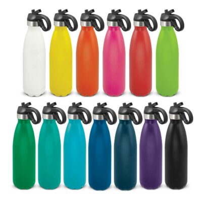 Mirage Powder Coated Vacuum Bottle - Flip Lid-Colour