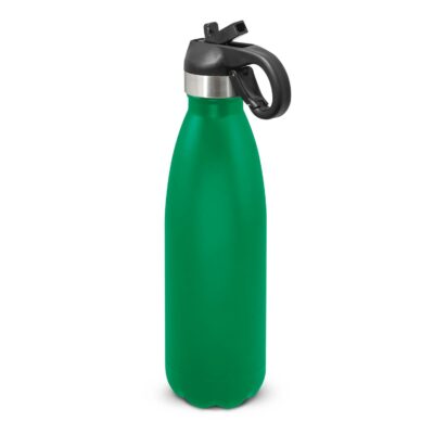 Mirage Powder Coated Vacuum Bottle - Flip Lid-Kelly Green