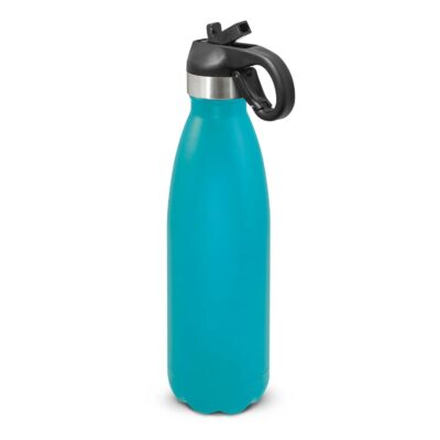 Mirage Powder Coated Vacuum Bottle - Flip Lid-Light Blue