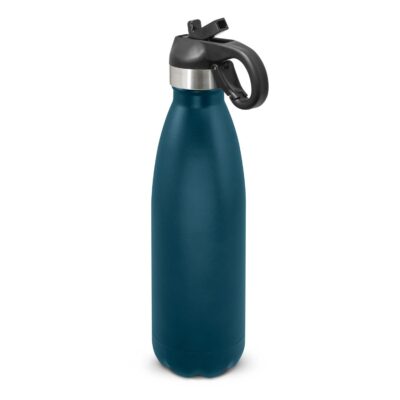 Mirage Powder Coated Vacuum Bottle - Flip Lid-Navy