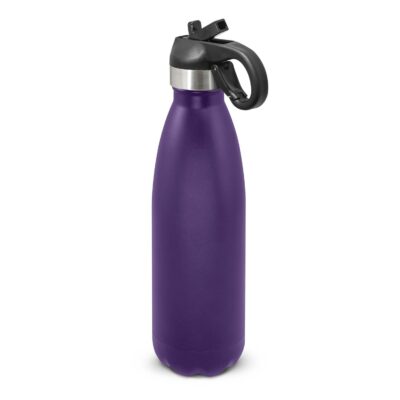 Mirage Powder Coated Vacuum Bottle - Flip Lid-Purple