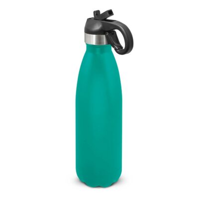Mirage Powder Coated Vacuum Bottle - Flip Lid-Teal