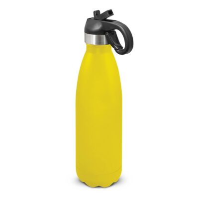 Mirage Powder Coated Vacuum Bottle - Flip Lid-Yellow