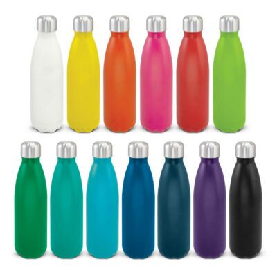 Mirage Powder Coated Vacuum Bottle-Silver Lids