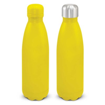 Mirage Powder Coated Vacuum Bottle-Yellow