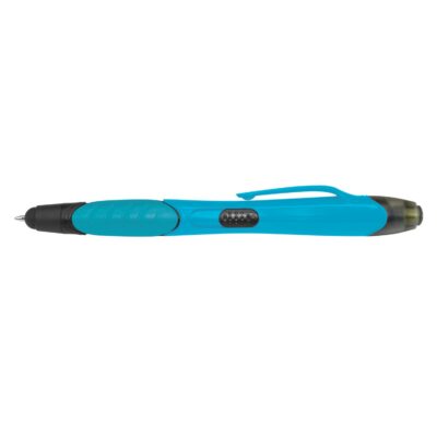 Nexus Multi-Function Pen - Coloured Barrel-Light Blue