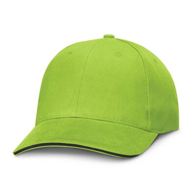 Prado Sandwich Trim Cap-Bright Green