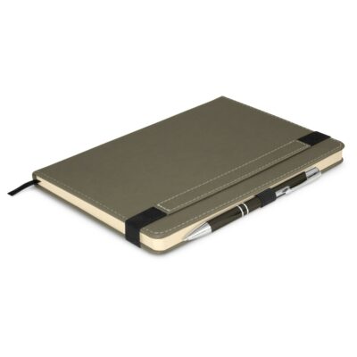 Premier Notebook with Pen-Grey