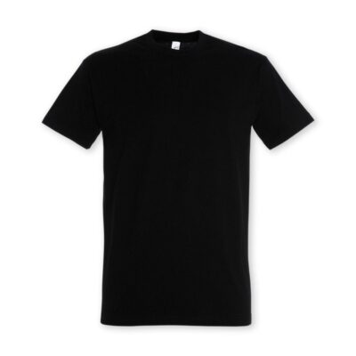 SOLS Imperial Adult T-Shirt-Deep Black