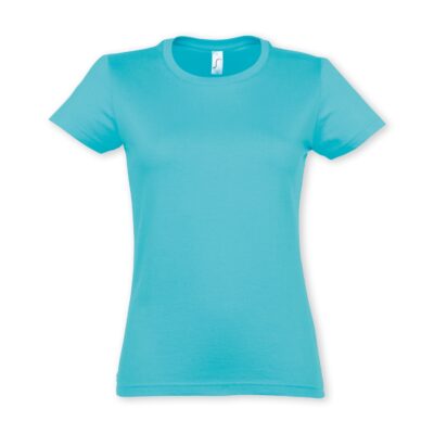 SOLS Imperial Womens T-Shirt-Atoll Blue