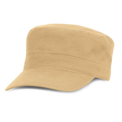 Scout Military Style Cap-Beige