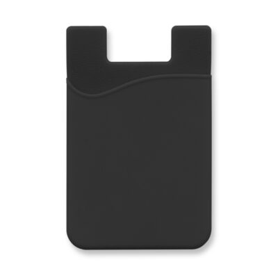 Silicone Phone Wallet-Black
