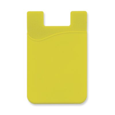 Silicone Phone Wallet-Yellow