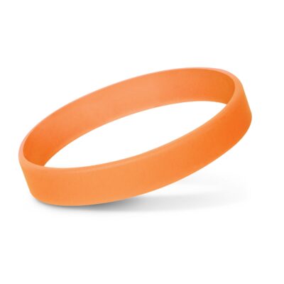 Silicone Wrist Band - Glow in the Dark-Orange