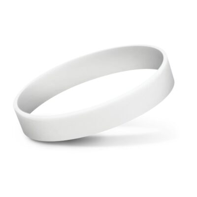 Silicone Wrist Band-White