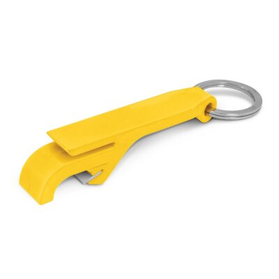 Snappy Bottle Opener Key Ring-Yellow