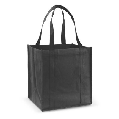 Super Shopper Tote Bag-Black