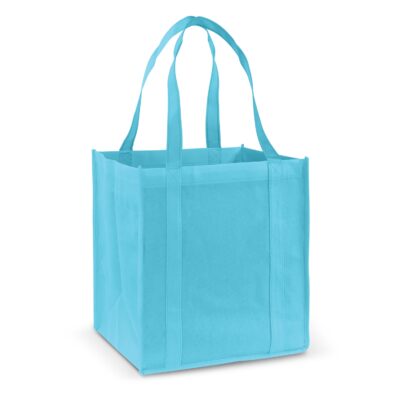 Super Shopper Tote Bag-Light Blue