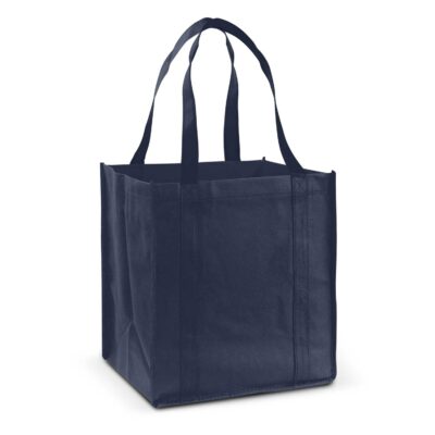 Super Shopper Tote Bag-Navy