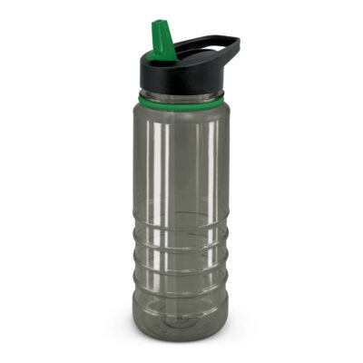 Triton Elite Bottle - Clear and Black-Dark Green
