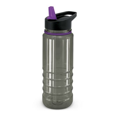 Triton Elite Bottle - Clear and Black-Purple